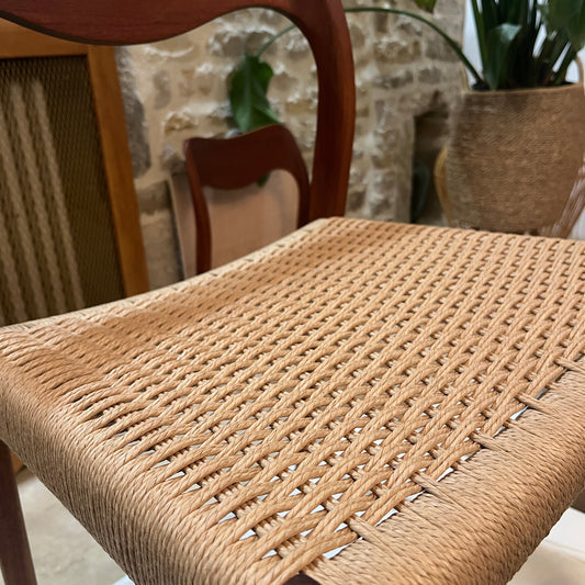 Lot de 4 chaises No. 71 en teck - Niels Otto Moller