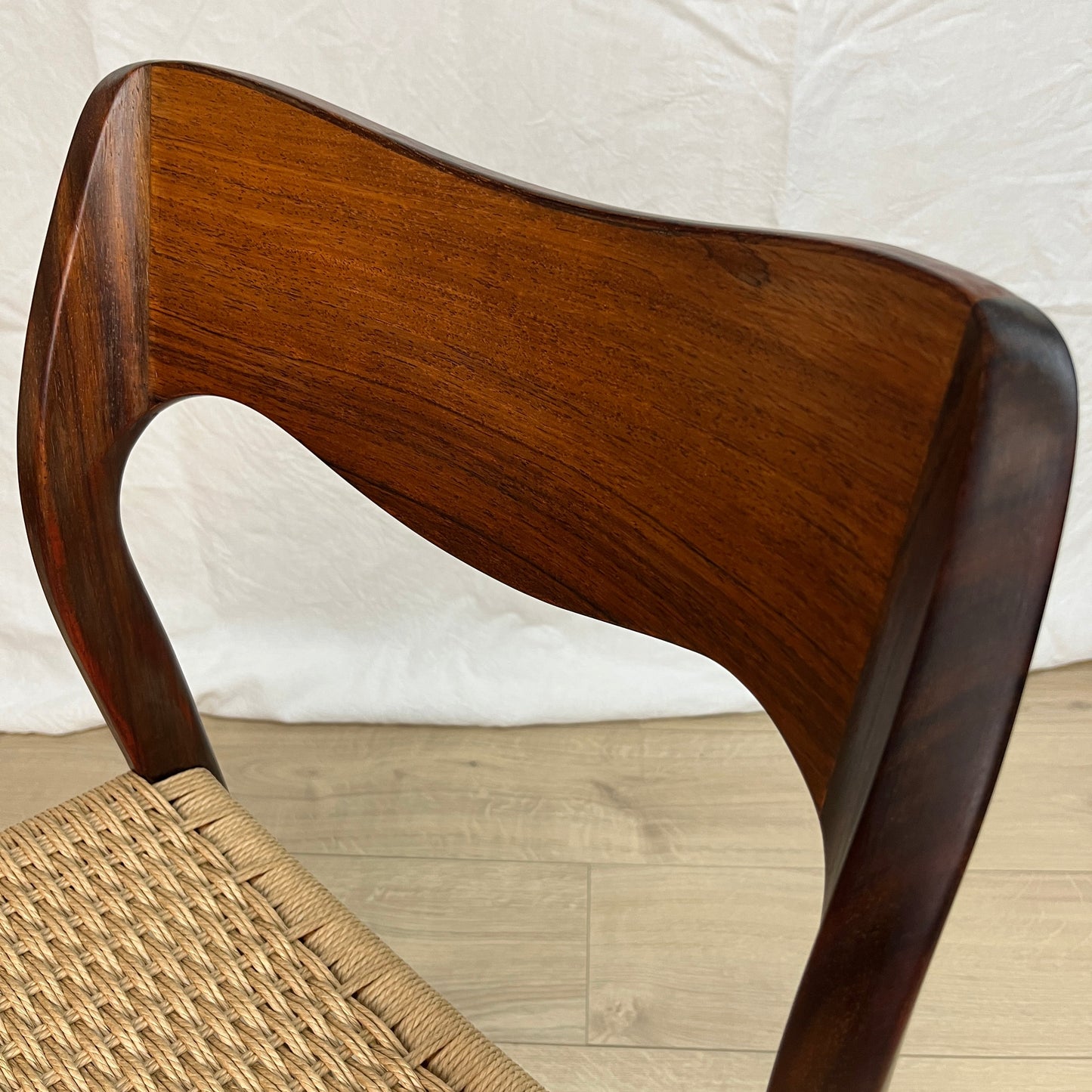Rare : Chaises no. 71 en palissandre - Niels Otto Møller