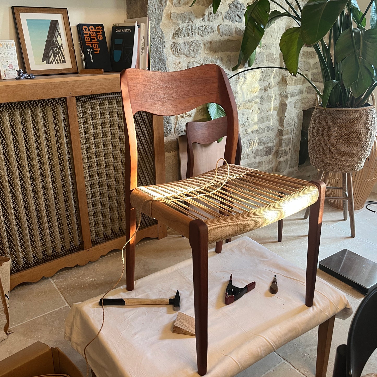 Lot de 4 chaises No. 71 en teck - Niels Otto Moller