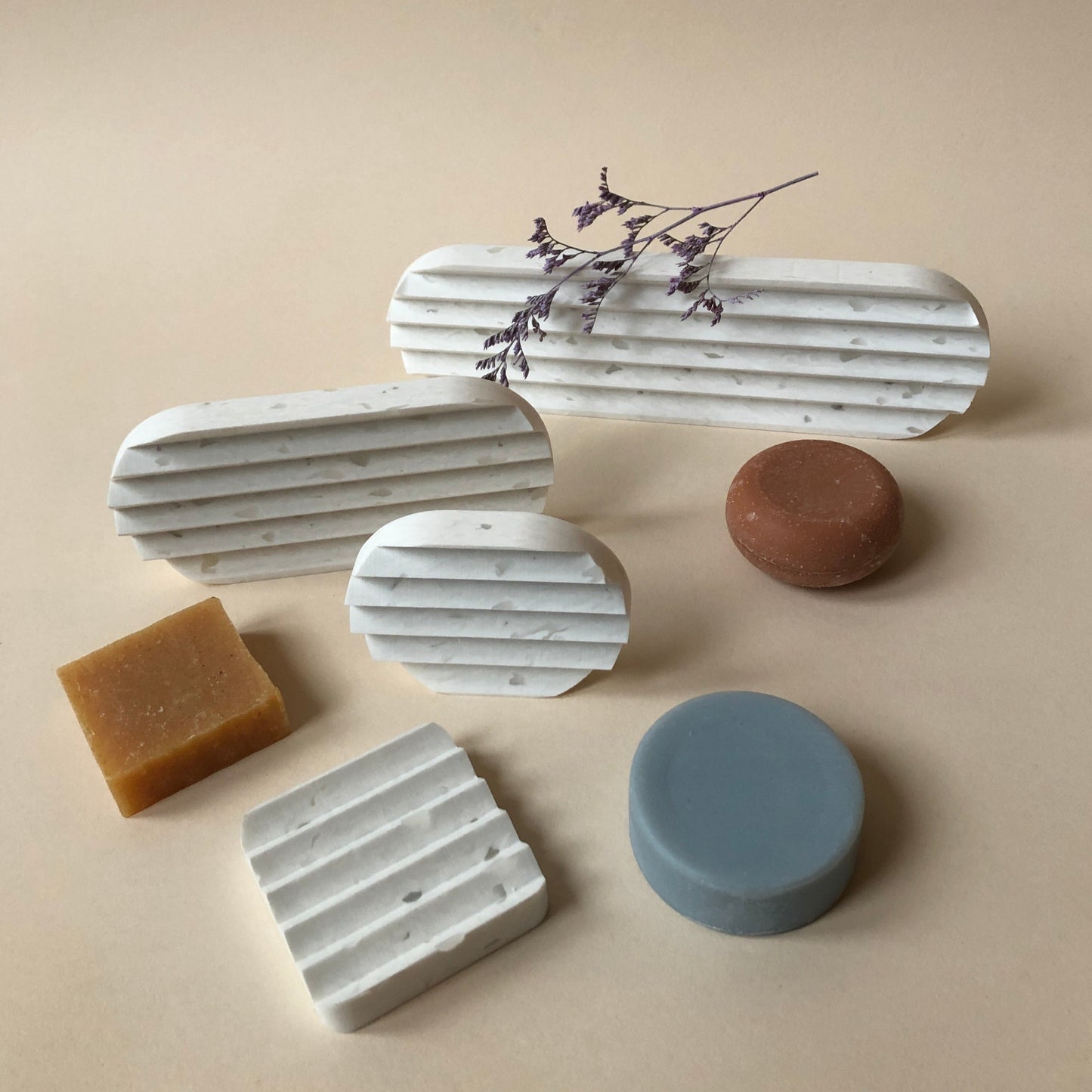 Porte savon double